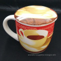 full color glazing coffee or tea cup, mug